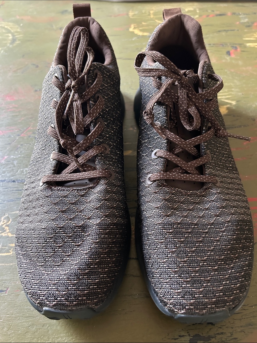 NOBULL Brown Knit Matryx Trail Runner Sneakers Size 11
